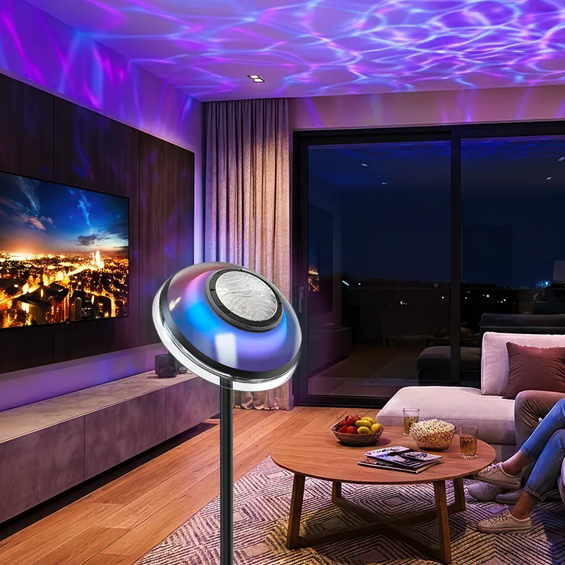 Uplighter Ripple Projection Floor Lamp